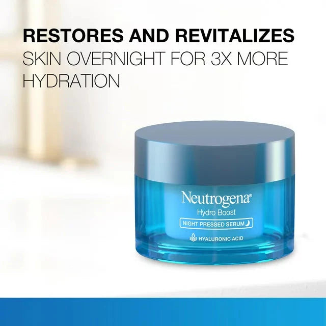 Neutrogena Hydro Boost Hyaluronic Acid Pressed Night Serum, 1.7 oz - Amado Deals - wholesale and distributors with free shipping in United States Neutrogena Hydro Boost Hyaluronic Acid Pressed Night Serum, 1.7 oz - Amado Deals - wholesale and distributors with free shipping in United States